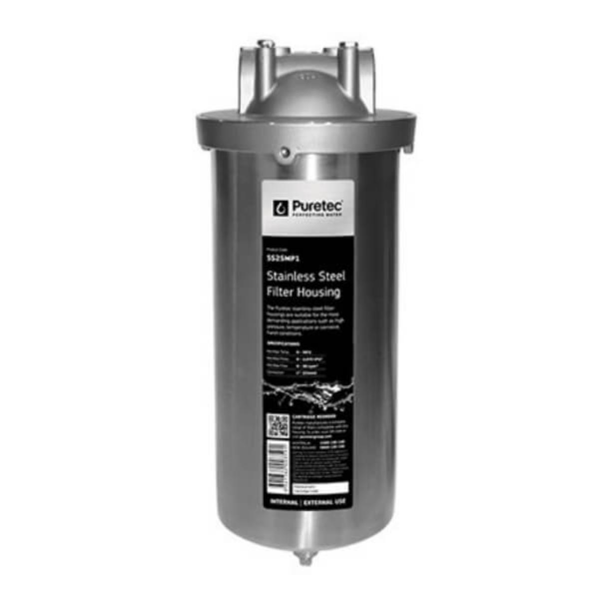 Puretec SS25MP1 Filter Housing Maxiplus Stainless Steel