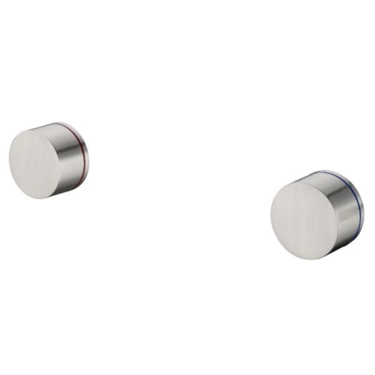 Nero Kara Wall Top Assemblies Brushed Nickel