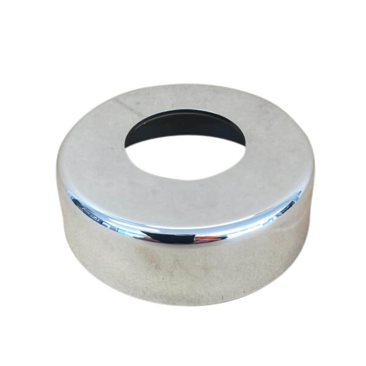 Plastec 40mm Pushfit Low Cover Plate Chrome 17434