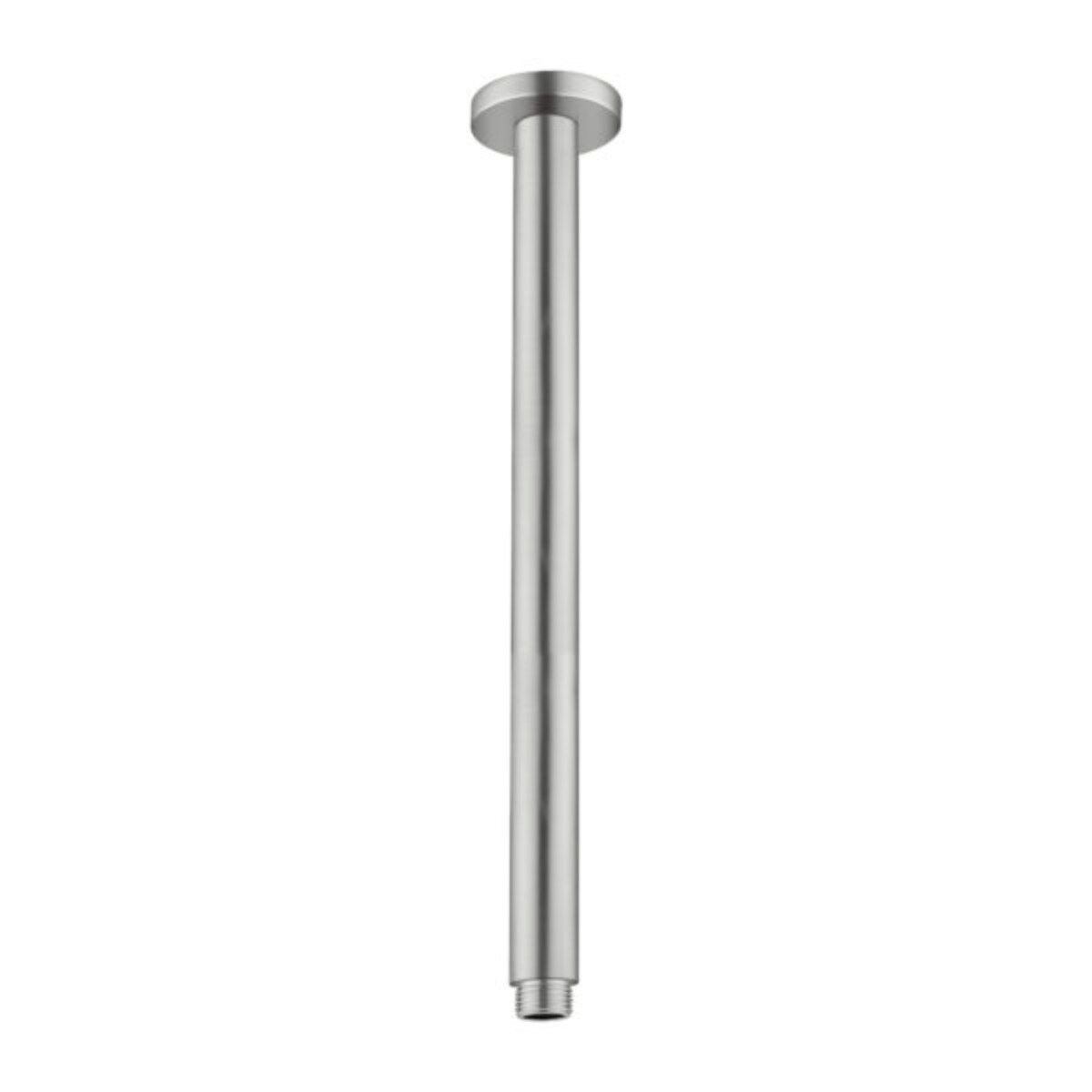 Nero 100mm Round Ceiling Arm Brushed Nickel