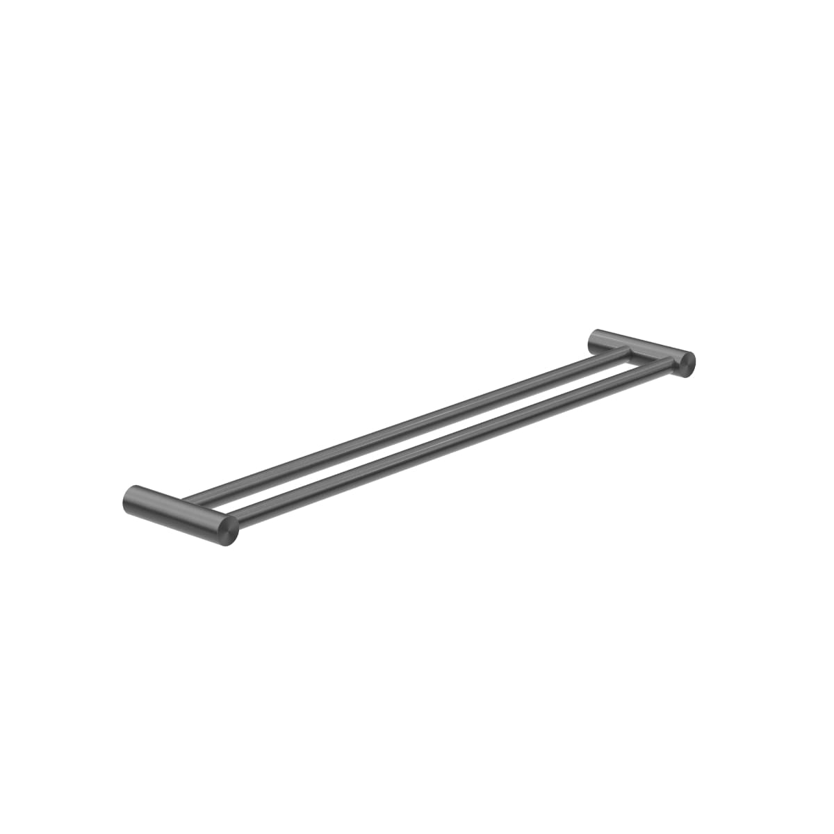 Nero Mecca 600mm Double Towel Rail (New Series) Gunmetal