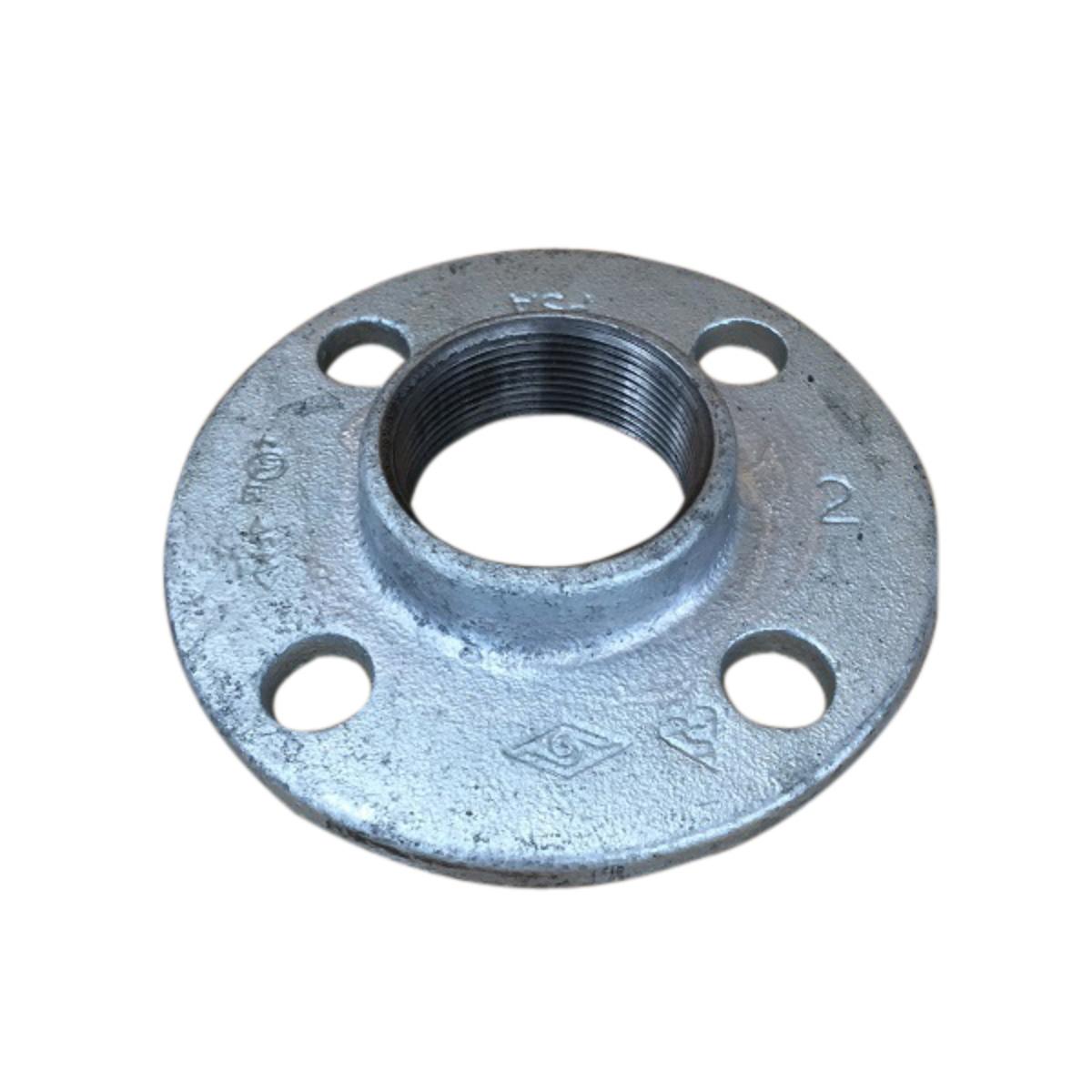 Galv Flange Round Drilled 15mm